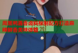 周黑鸭酱香卤料秘制配方打造麻辣鲜香美味体验