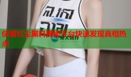 侠客红尘黑料揭秘平台快速发现真相热点