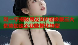 刘一宁揭秘用友BIP超级版三大优势加速企业数智化转型
