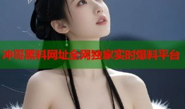 冲哥黑料网址全网独家实时爆料平台