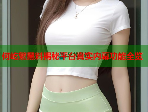 何屹繁黑料揭秘平台真实内幕功能全览