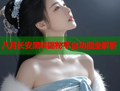八月长安黑料揭秘平台功能全解析